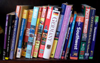 photographs of my books on a shelf