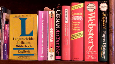 photographs of my books on a shelf